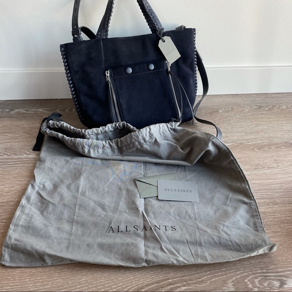 All Saints Fleur de Lis Ew SM genuine leather bag - Picture 12 of 16